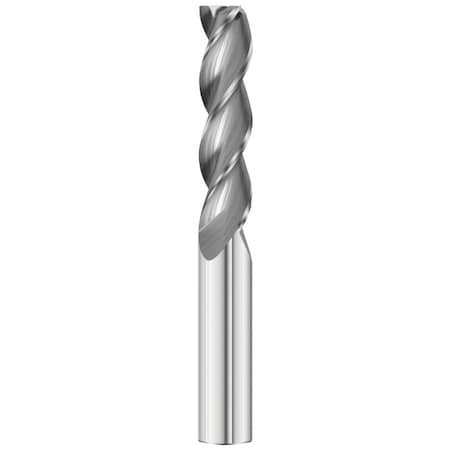 3-Flute - 37.5° Helix - 3833 AlumaMill G3 HP End Mills, RH Spiral, Square, Extra-Long, 3/4